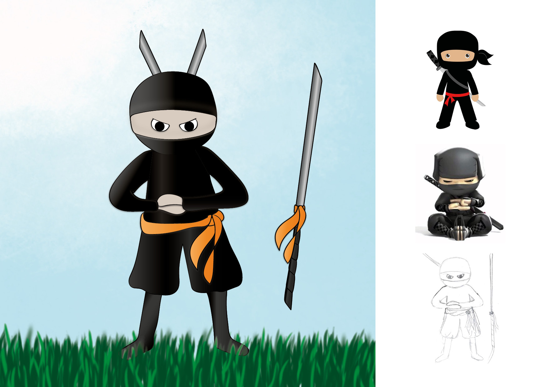 Ninjet_figur_til_børnebog